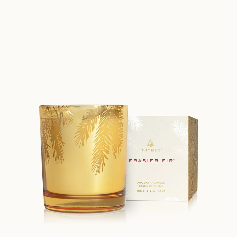 Thymes Frasier Fir Gilded 6.5 oz Poured Candle