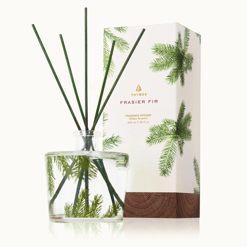 Thymes Frasier Fir Reed Diffuser, Pine Needle Design 7.75oz 230ml