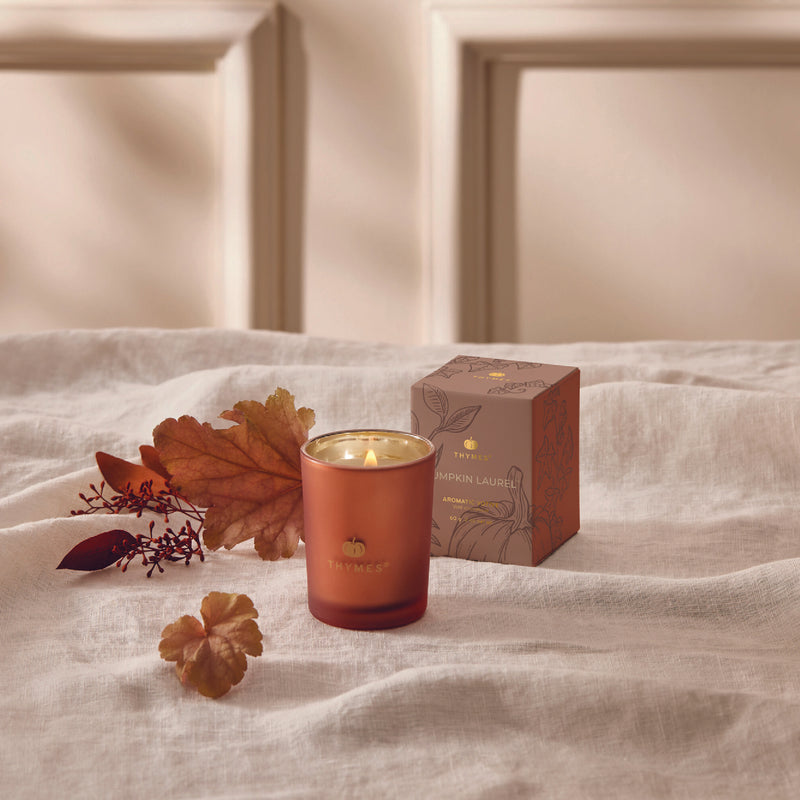 Thymes Pumpkin Laurel 2oz Votive Candle
