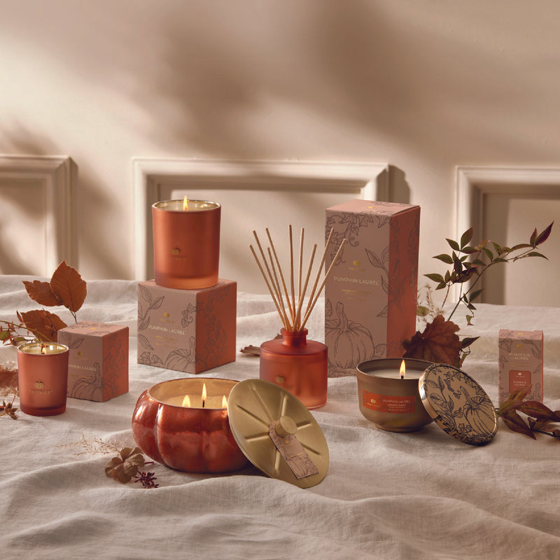 Thymes Pumpkin Laurel 2oz Votive Candle