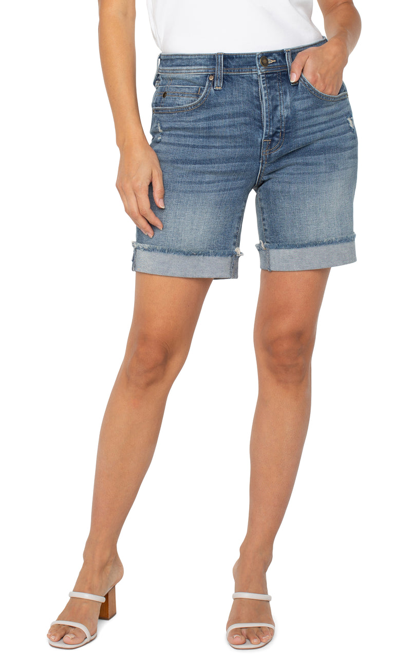 Liverpool The Keeper Fray Cuff Shorts - Fair Oaks