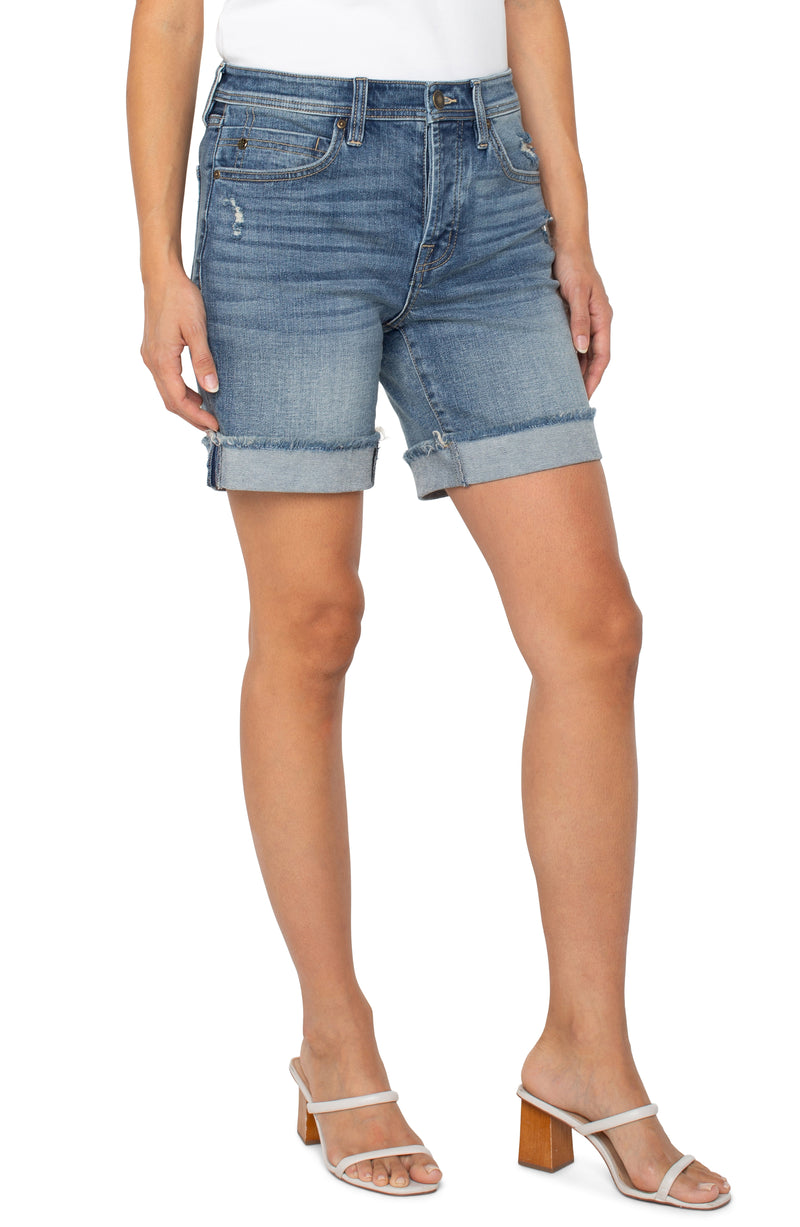 Liverpool The Keeper Fray Cuff Shorts - Fair Oaks