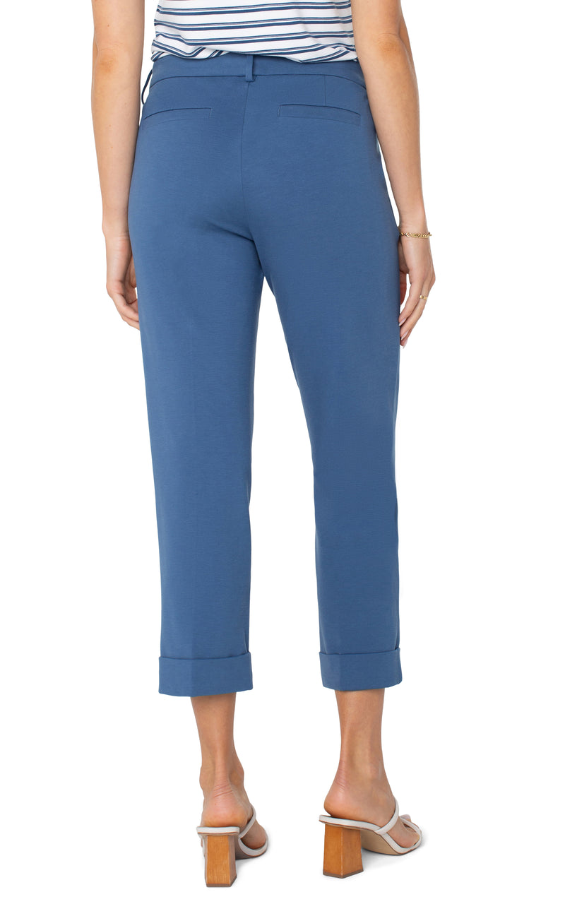 Liverpool Kelsey Crop Trouser - French Blue