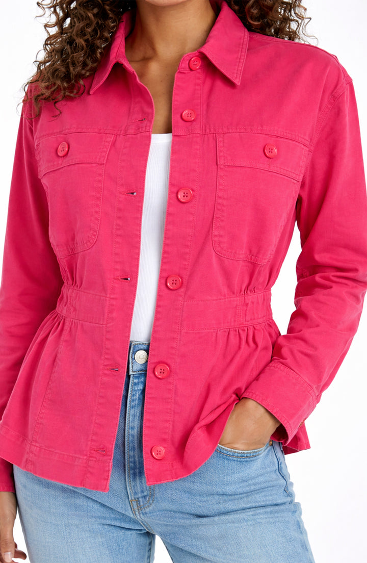 Liverpool Relaxed Shacket - Diva Pink