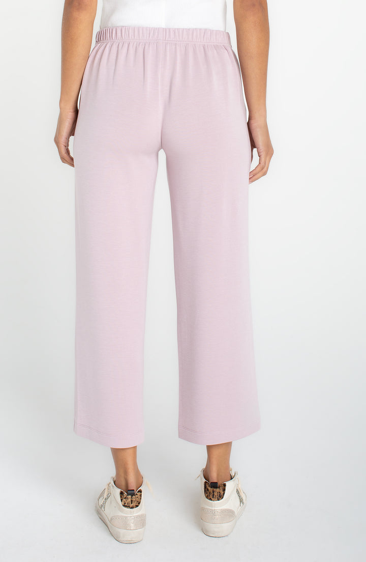 Liverpool Pull-on Wide Leg Crop Trouser Cloud 9 - Lilac