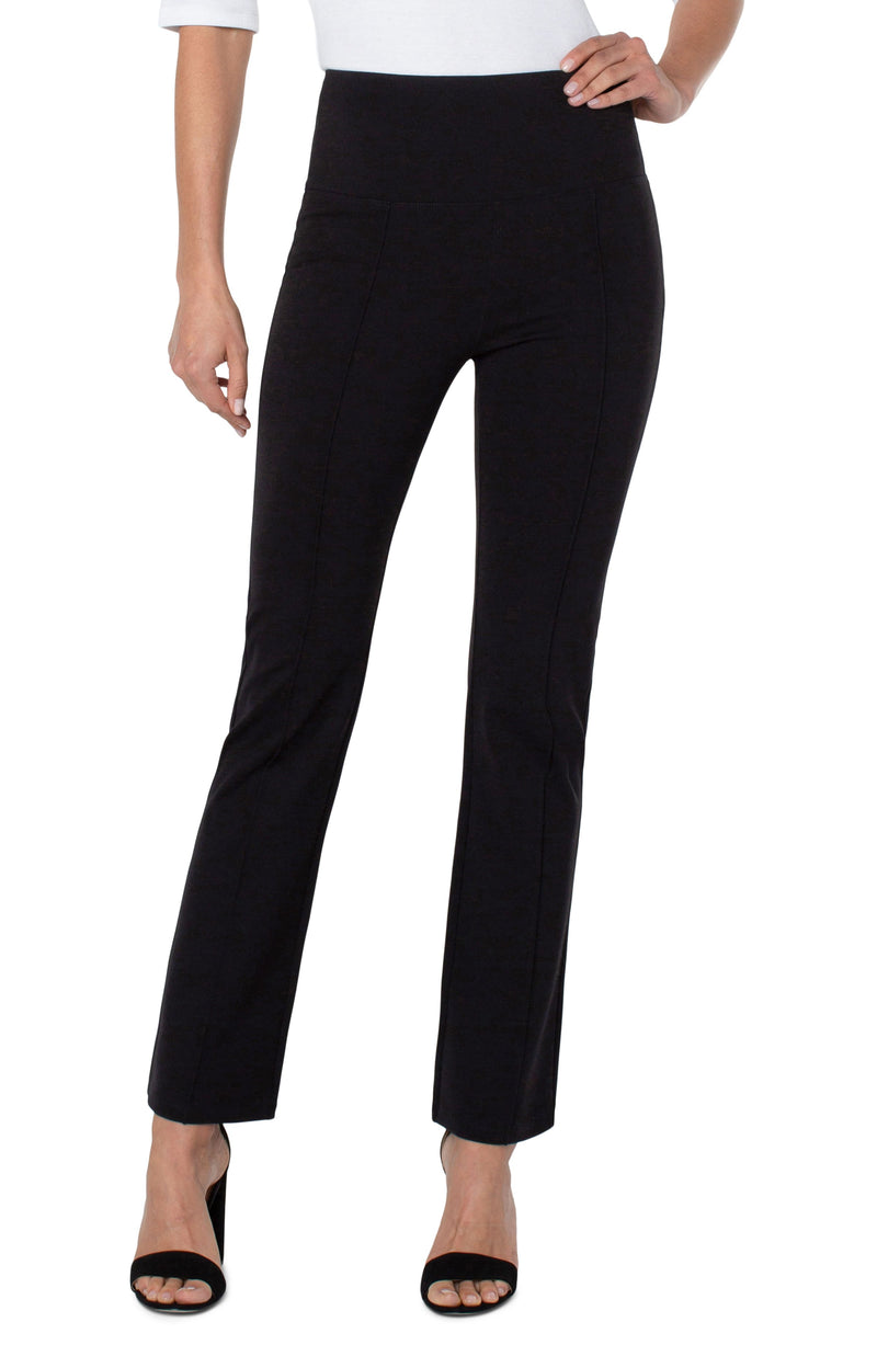 Liverpool Pearl Full Length Flare - Black