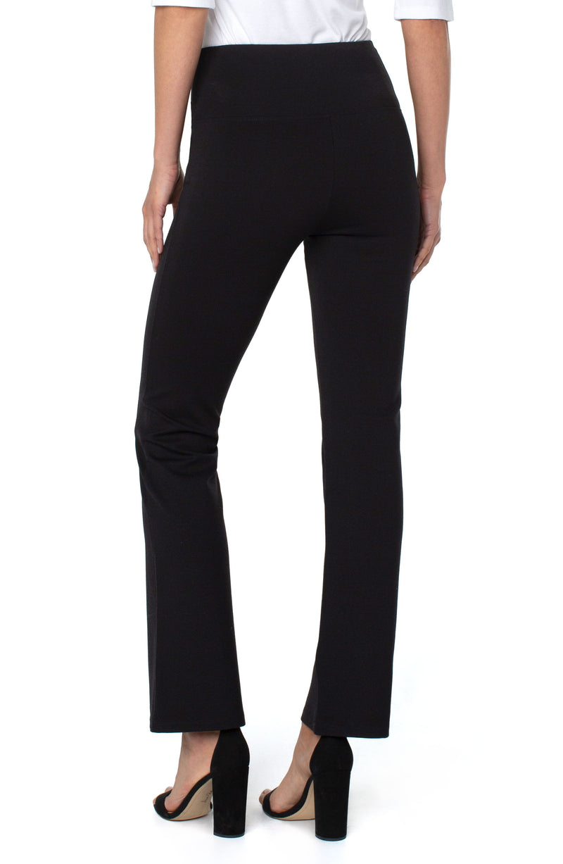 Liverpool Pearl Full Length Flare - Black
