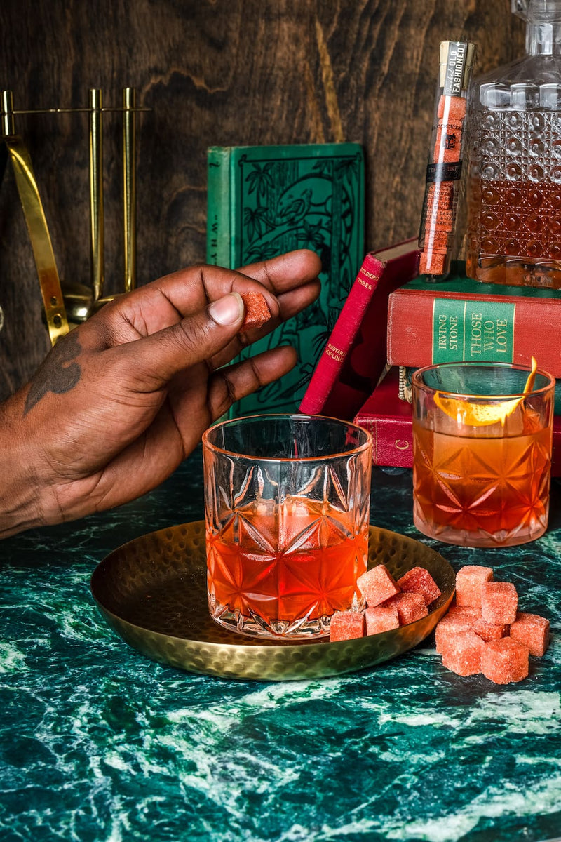 24K MAGIC OLD FASHIONED BITTERS INFUSED COCKTAIL CUBES