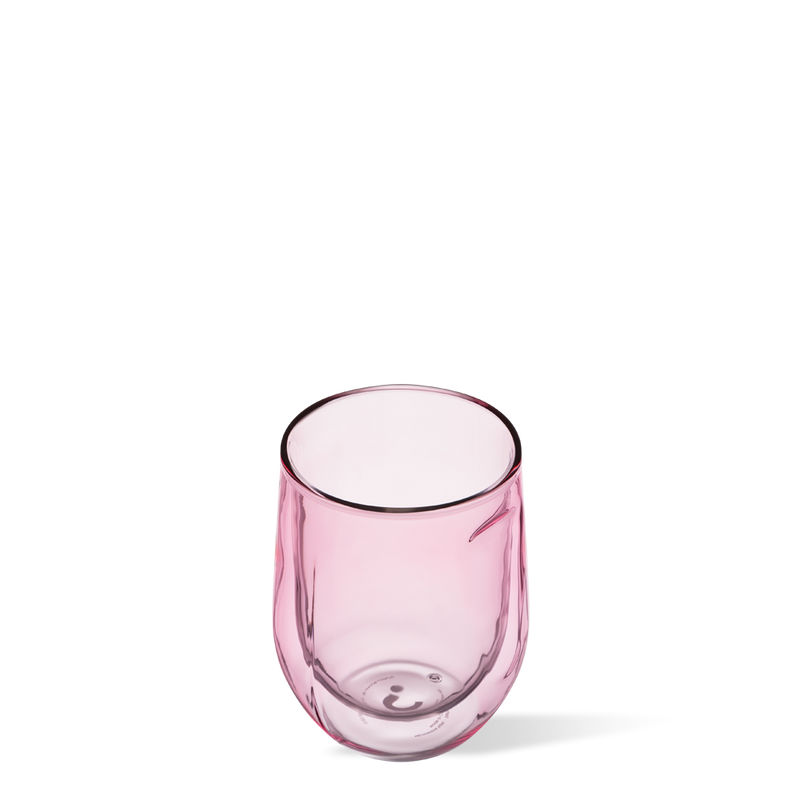 FINAL SALE Corkcicle Glass Stemless Double Pack - Blush