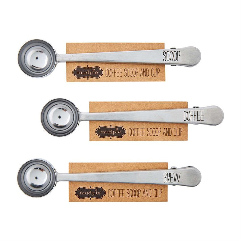 FINAL SALE Mud Pie Coffee Scoop And Clip