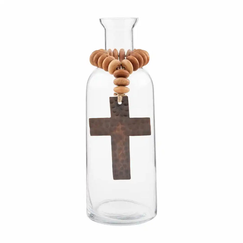 FINAL-SALE Mud Pie Tassel Bead Bud Vase - 3 Styles