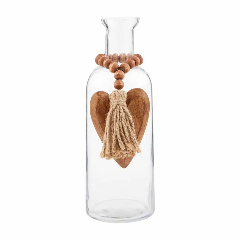 FINAL-SALE Mud Pie Tassel Bead Bud Vase - 3 Styles