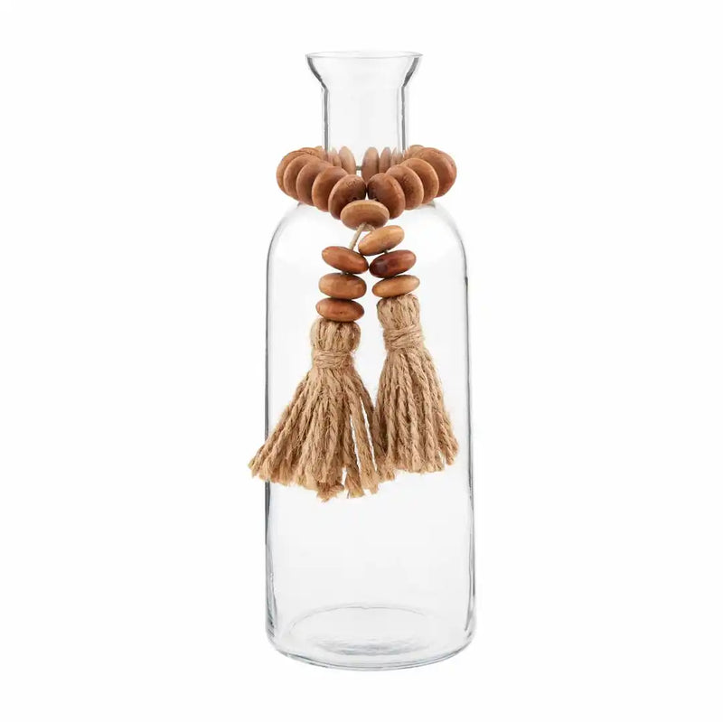 FINAL-SALE Mud Pie Tassel Bead Bud Vase - 3 Styles