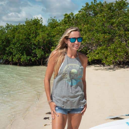 Salt Life Salterrific Tank Top - Heather Gray FINAL SALE