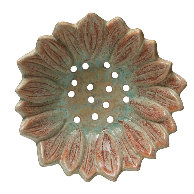 FINAL SALE Stoneware Berry Bowl/Soap Dish with Glaze