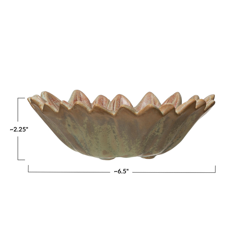 FINAL SALE Stoneware Berry Bowl/Soap Dish with Glaze