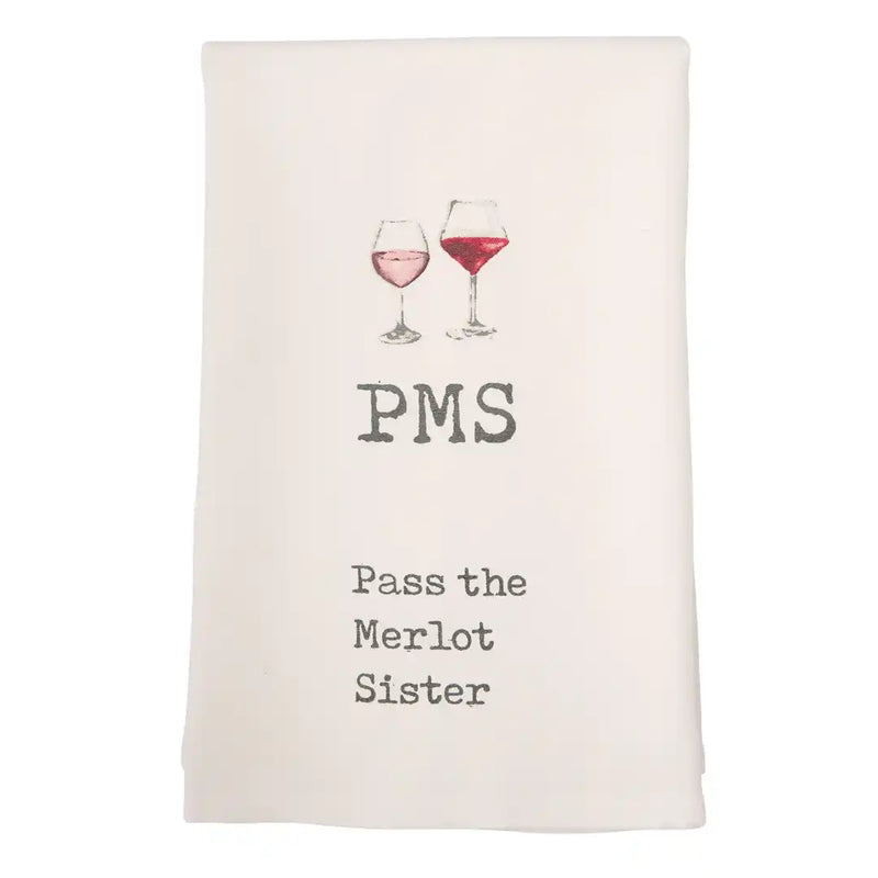 Mud Pie Wine Hand Towels - 6 Styles