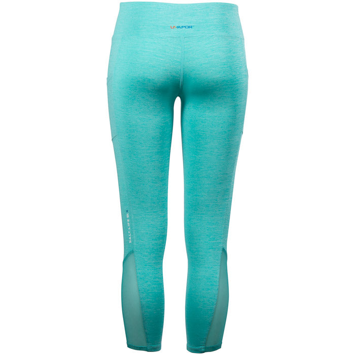 FINAL SALE Salt Life - Airflow Capri Leggings Tropical Teal-