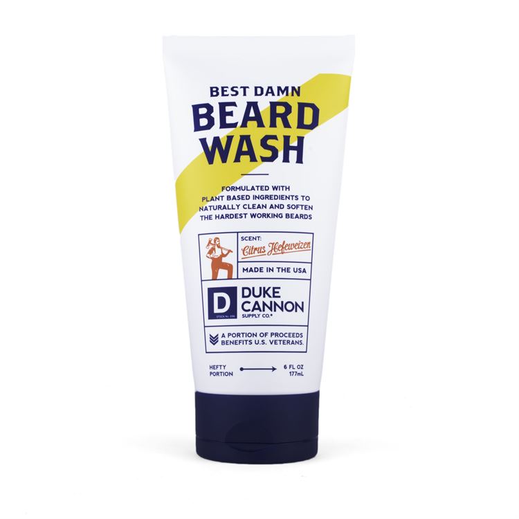 Duke Cannon Best Damn Beard Wash - Travel Size - 1.6 oz.