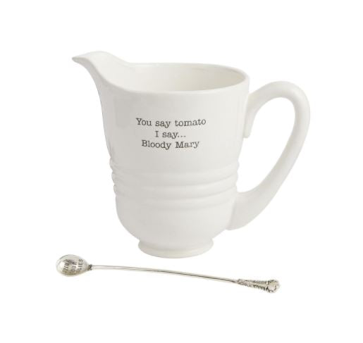 Mud Pie Bloody Mary Pitcher Set