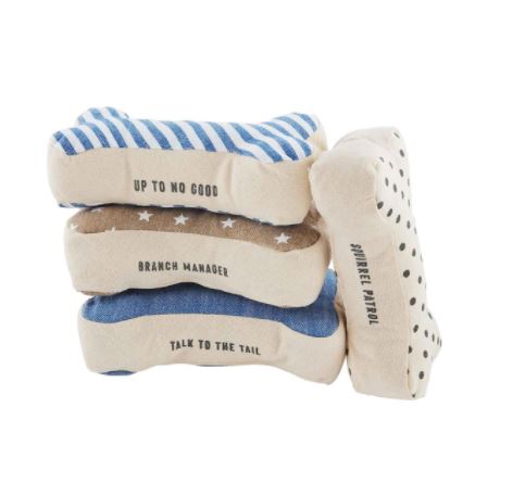 FINAL SALE Mud Pie Bone Shape Dog Toy