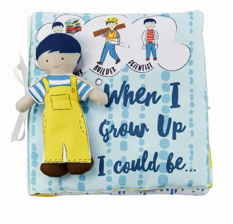 FINAL SALE Mud Pie When I Grow Up Book - Boy