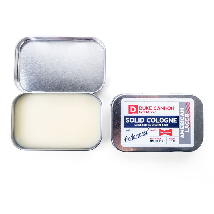 Duke Cannon Solid Cologne - Great American Budweiser Lager