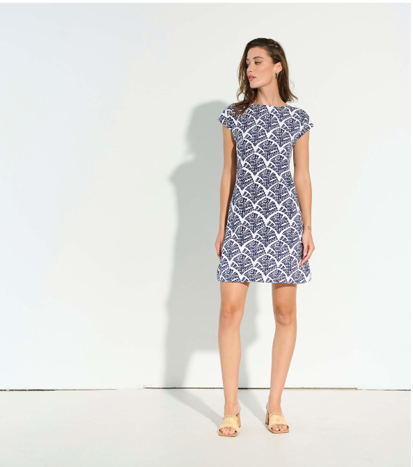 FINAL SALE Hatley Capri Dress - Mosaic Leaves