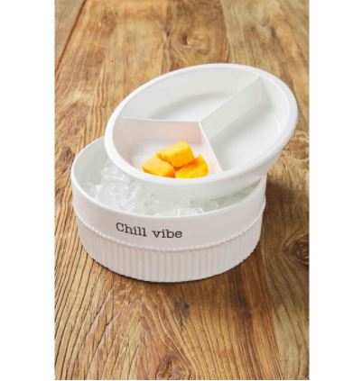FINAL SALE Mud Pie Triple Divided Chiller