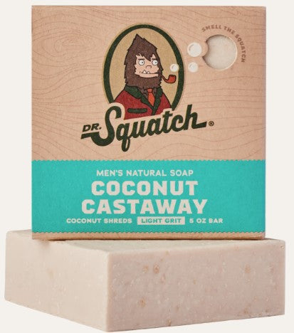 Dr. Squatch Coconut Castaway Bar Soap WHBAR-CNO-01