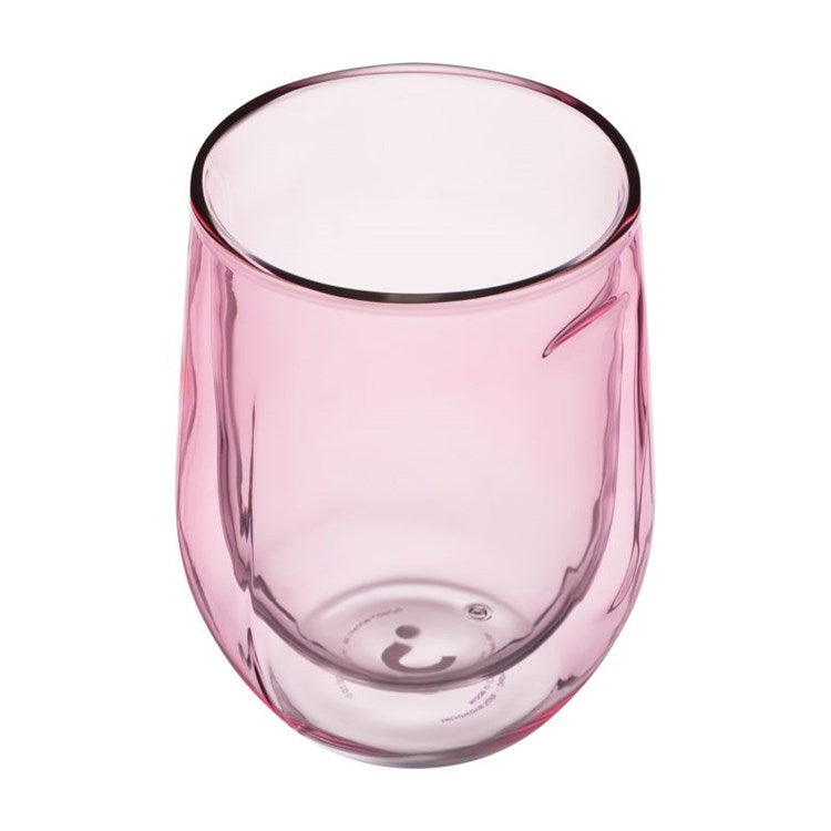 FINAL SALE Corkcicle Glass Stemless Double Pack - Blush