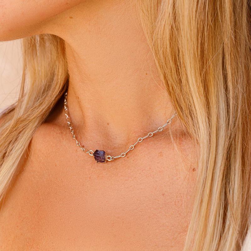 Pura Vida Crystal Cove Choker - Silver