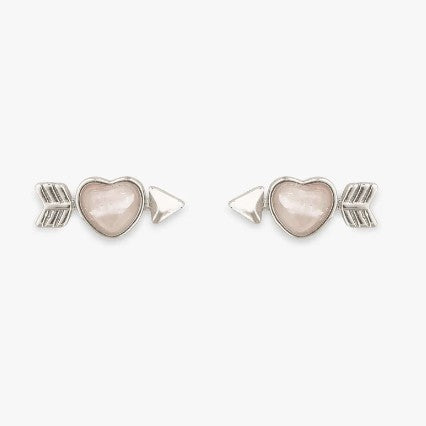 Pura Vida Cupids Bow Stud Earrings
