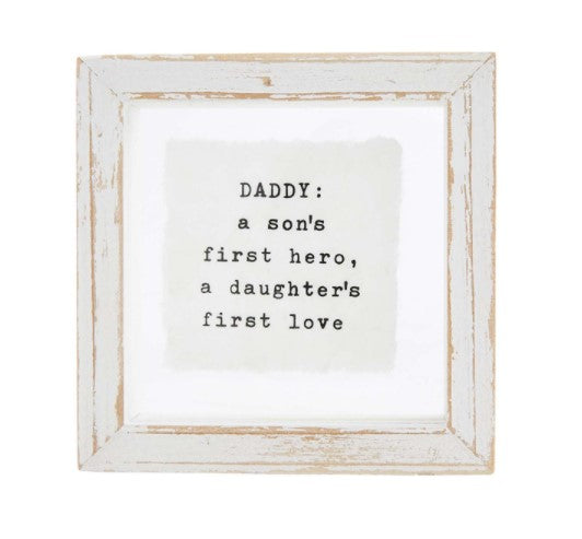 FINAL SALE Mud Pie Mini Pressed Glass Plaques -6 Styles