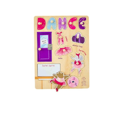 FINAL SALE Mud Pie Girl Busy Board Puzzles - 2 Styles