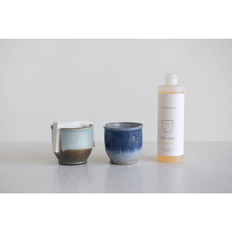 FINAL SALE Stoneware Sponge Holder