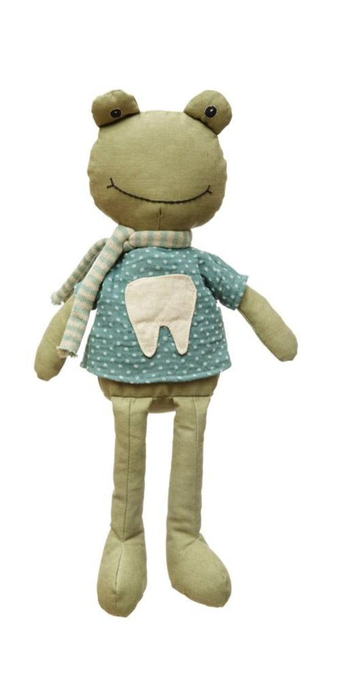 FINAL SALE 8"L x 18"H Fabric Animal Tooth Fairy Pillow, 2 Styles