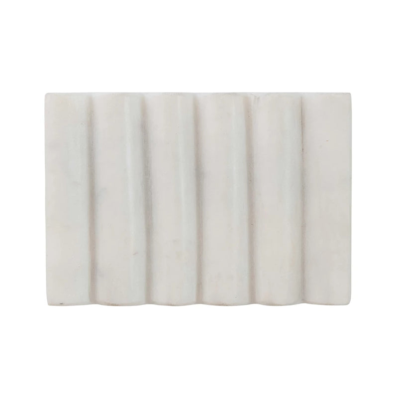 FINAL SALE Carved Marble Soapdish