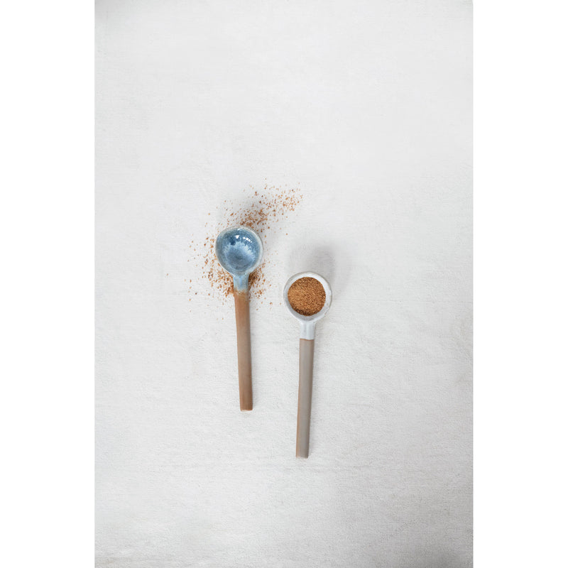 FINAL SALE Stoneware Spoon, Reactive Glaze, 2 Colors