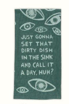 Blue Q Kitchen Towel - Dish In The Sink
