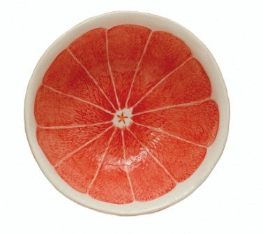 FINAL SALE Handpainted Ceramic Fruit Bowls, 4 Colors