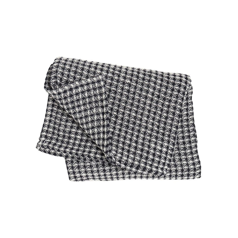 FINAL SALE Handwoven Cotton & Acrylic Throw
