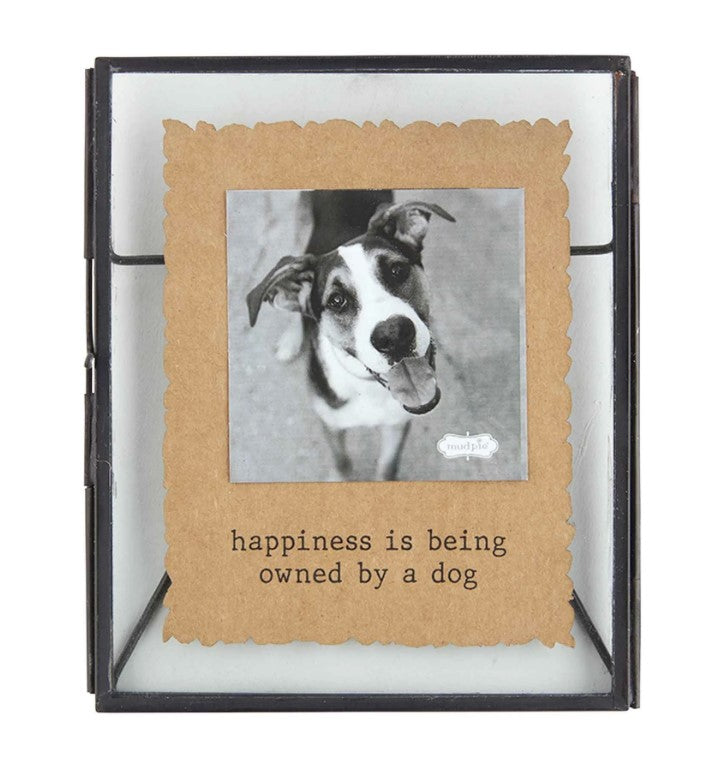 FINAL SALE Mud Pie Dog Picture Frame - 3 Sentiments