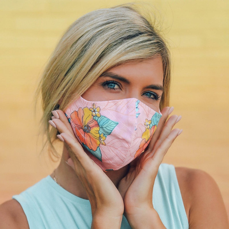 Pura Vida and Vera Bradley Face Mask - 2 Color Options - final sale