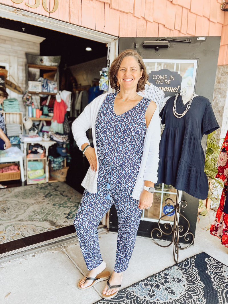 FINAL SALE Hatley - Ella Jumpsuit - Abstract Pineapple