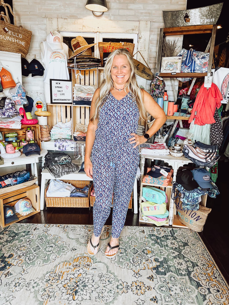 FINAL SALE Hatley - Ella Jumpsuit - Abstract Pineapple