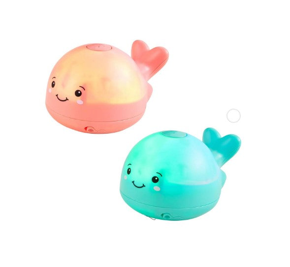 Mud Pie FINAL SALE Light Up Spray Whales- 2 Colors