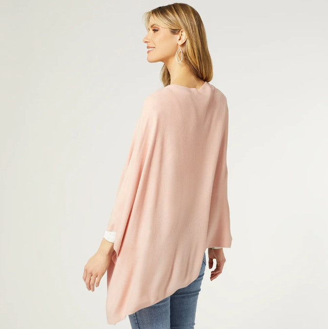 The Lightweight Poncho - Cameo Rose 2239012A