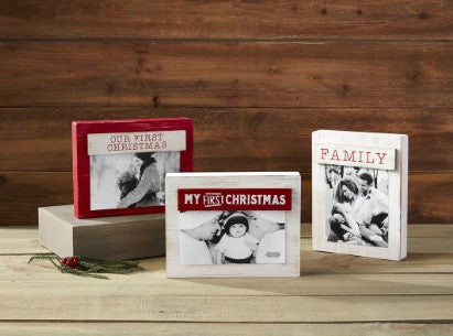 Mud Pie Christmas Magnetic Frame - FINAL SALE