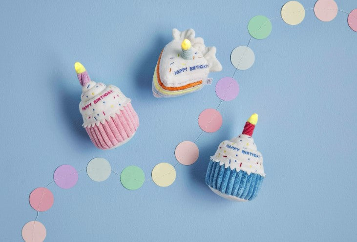 FINAL SALE Mud Pie Musical Cupcake Plush Toy - 3 Styles